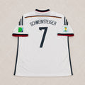 Bastian Schweinsteiger - Germany Deutschland 2014 World Cup White Retro Kit Jersey Trikot Maillot Soccer Shirt