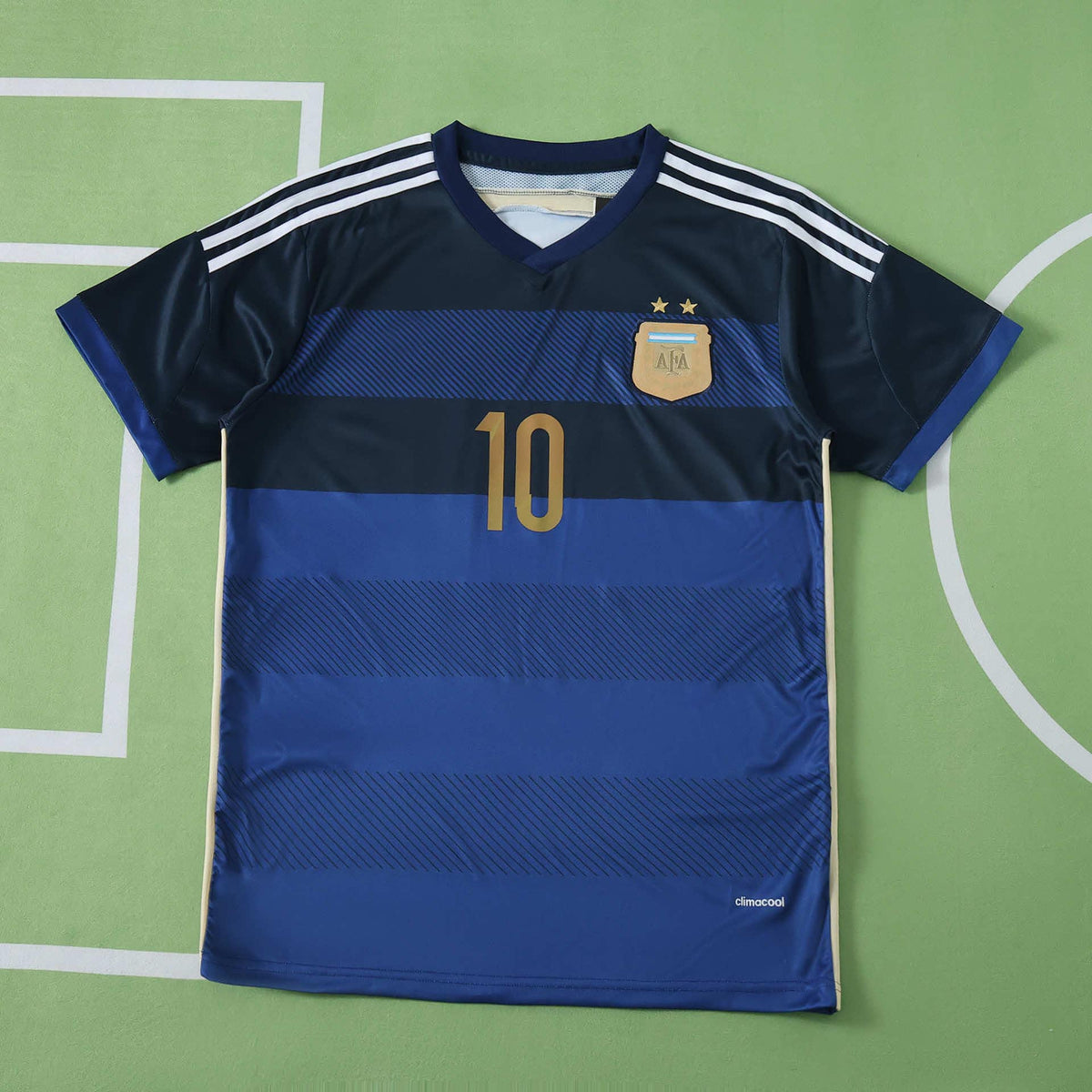 Lionel Messi 2014 World Cup Argentina away Fan version Trikot Maillot Jersey