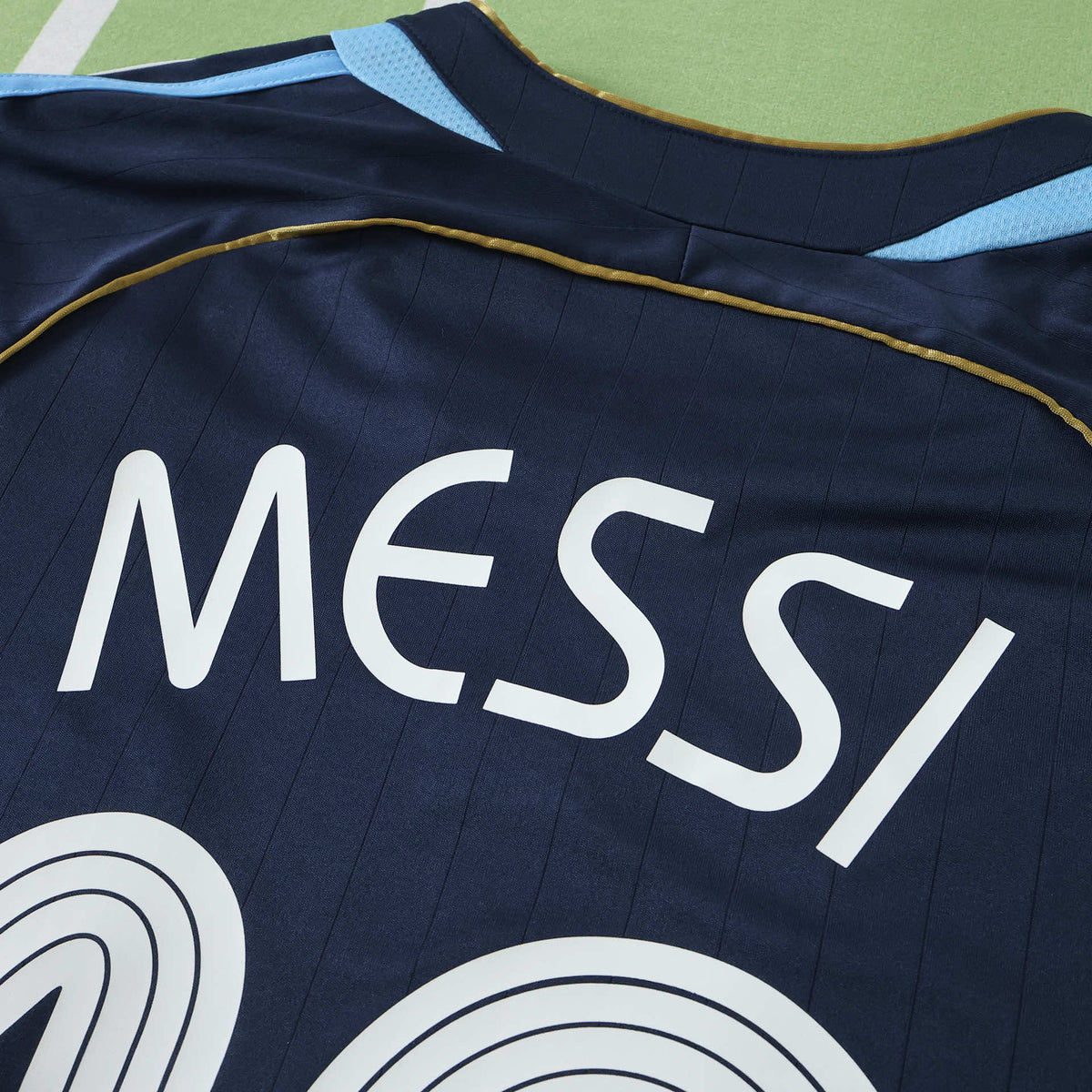 Lionel Messi 2006 World Cup Argentina away Fan version Maillot Jersey Shirt Kit