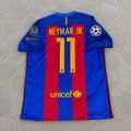 Neymar Jr Barcelona 2016-2017 Home Retro Football Jersey