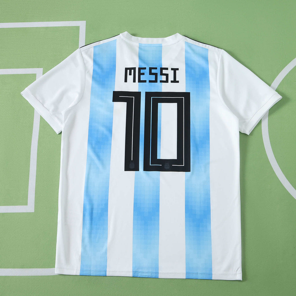 Lionel Messi 2018 World Cup Argentina home Fan version Trikot Maillot Jersey shirt Kit