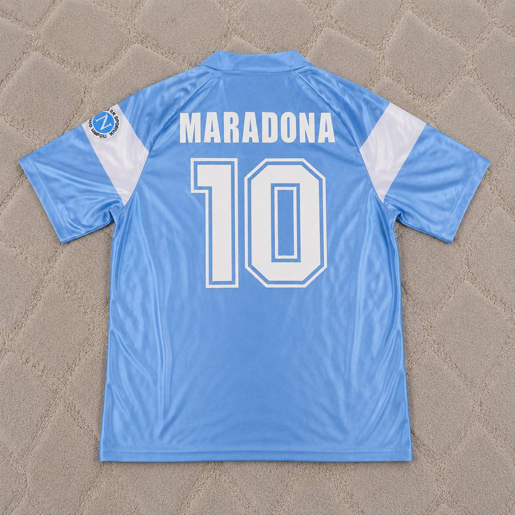 Diego Armando Maradona Napoli 1990-1991 Retro Football Jersey