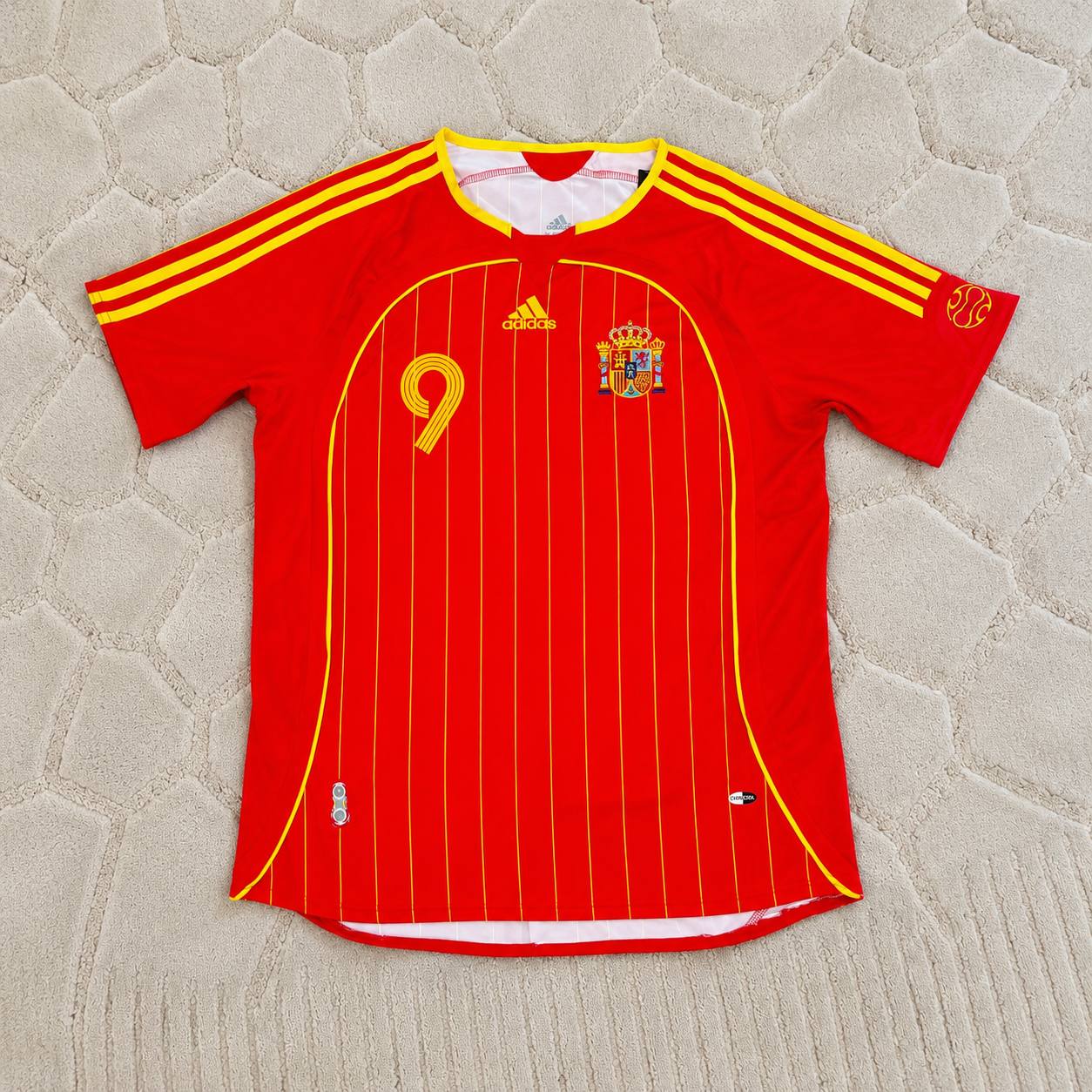 Fernando Torres Spain 2006 World Cup Blue Home Retro Jersey