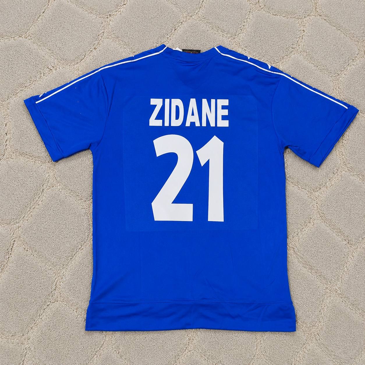 Zinedine Zidane Juventus 1999/2000 Blue Retro Football Jersey Kit