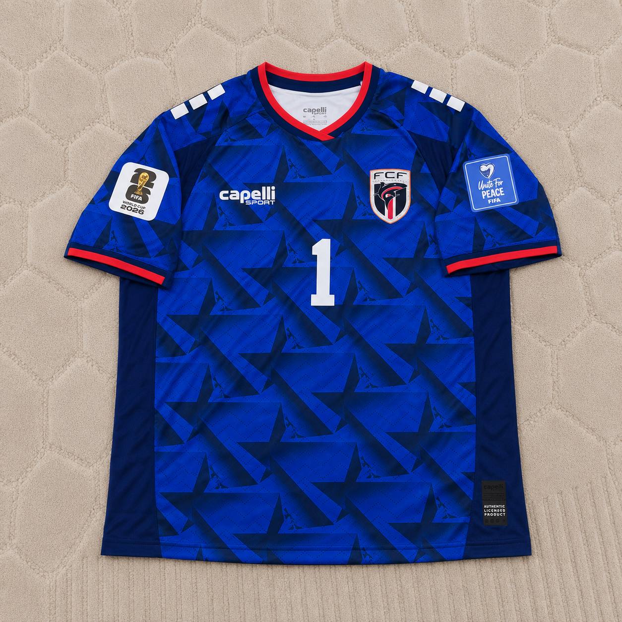 Vozinha Goalkeeper Cape Verde World Cup 2026 Home Football Jersey Shirt Trikot Maillot
