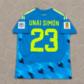 Unai Simon Spain Goalkeeper 2026 World Cup Blue Special Football Jersey