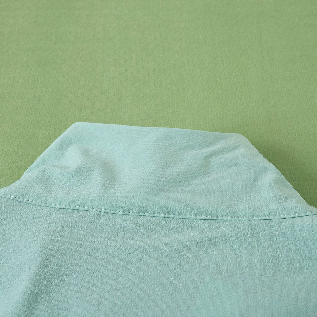 2026 France Mint green Windbreaker set