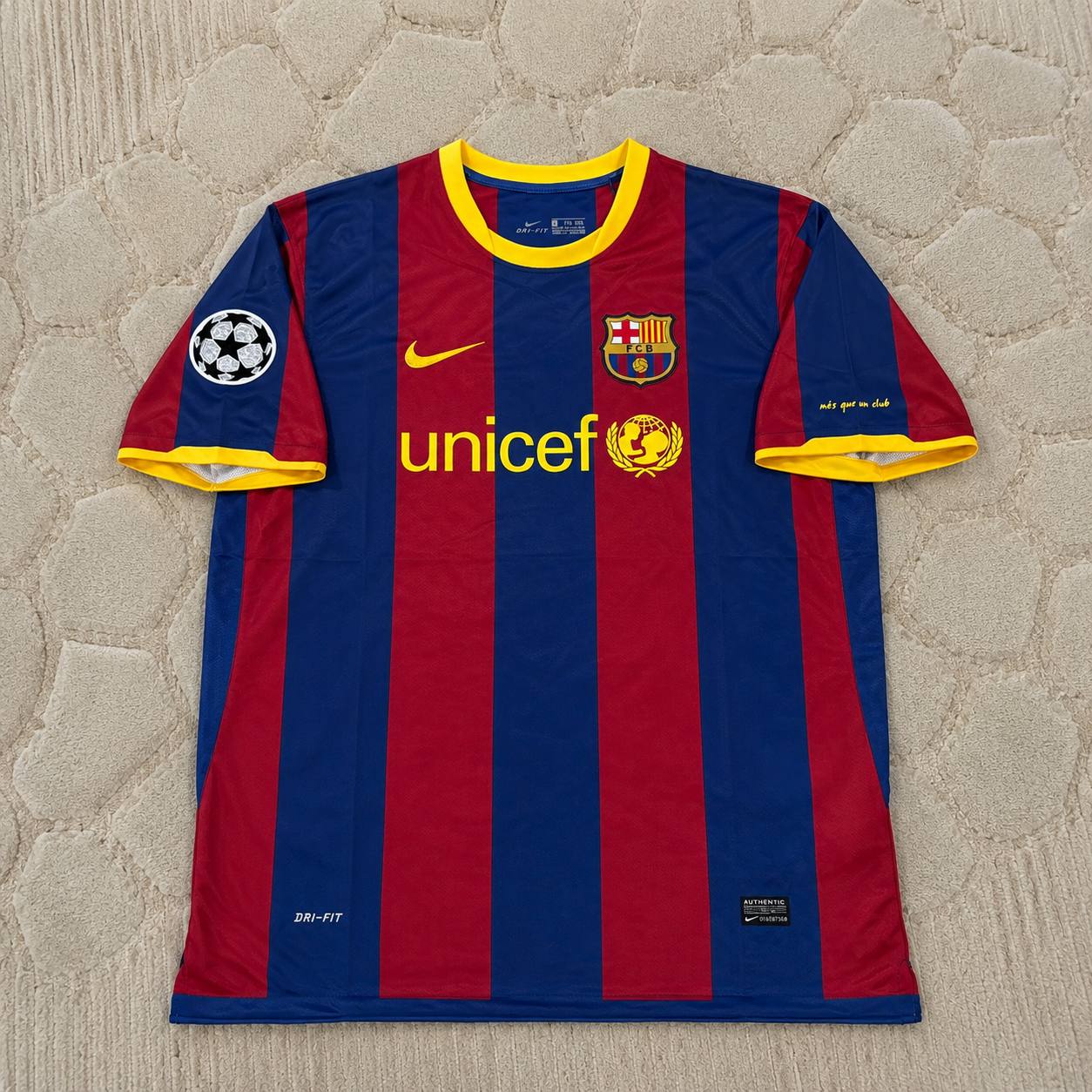 Carles Puyol 5- Barcelona 2011 London Final Jersey Trikot Maillot Soccer Shirt