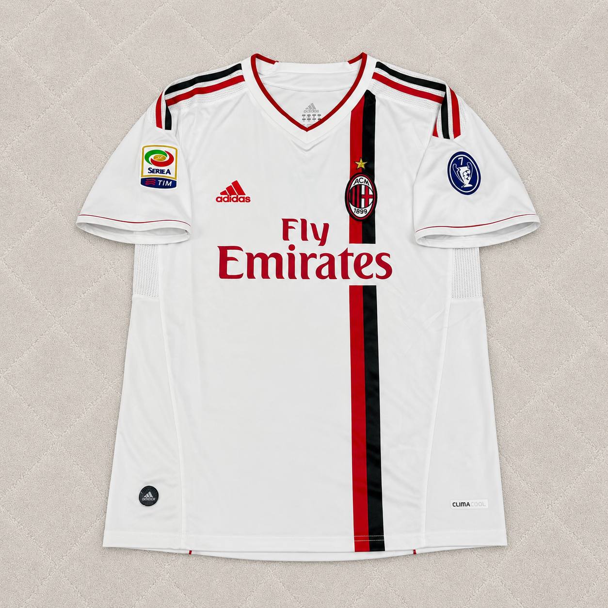 Alexandre Pato 7 - Milan 2011-2012 Away White Retro Jersey Trikot