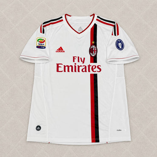 Alexandre Pato 7 - Milan 2011-2012 Away White Retro Jersey Trikot