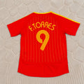 Fernando Torres Spain 2006 World Cup Blue Home Retro Jersey