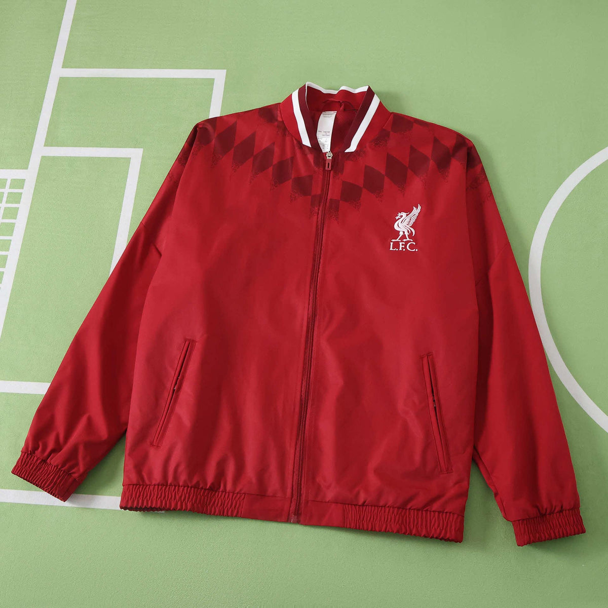2026/2027 Liverpool F.C. red retro windbreaker