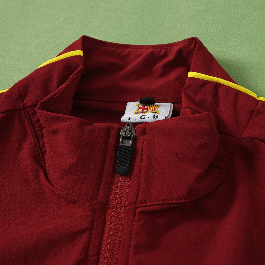 2026/2027 FC Barcelona / Barça red windbreaker Set