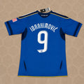 Zlatan Ibrahimovic LA Galaxy Away Retro Blue Jersey Trikot Soccer Shirt