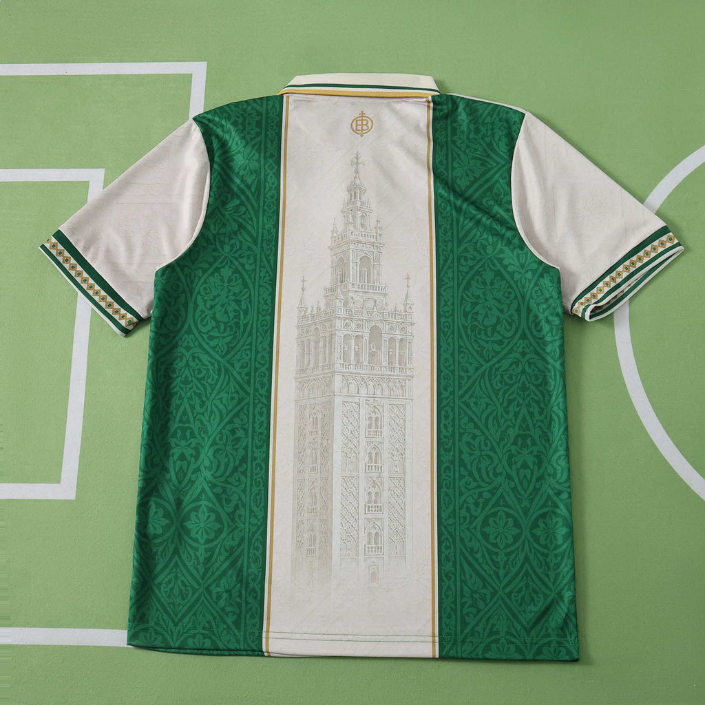 Real Betis Balompie Retro Street Style Fan Version Jersey Camiseta Maillot Shirt