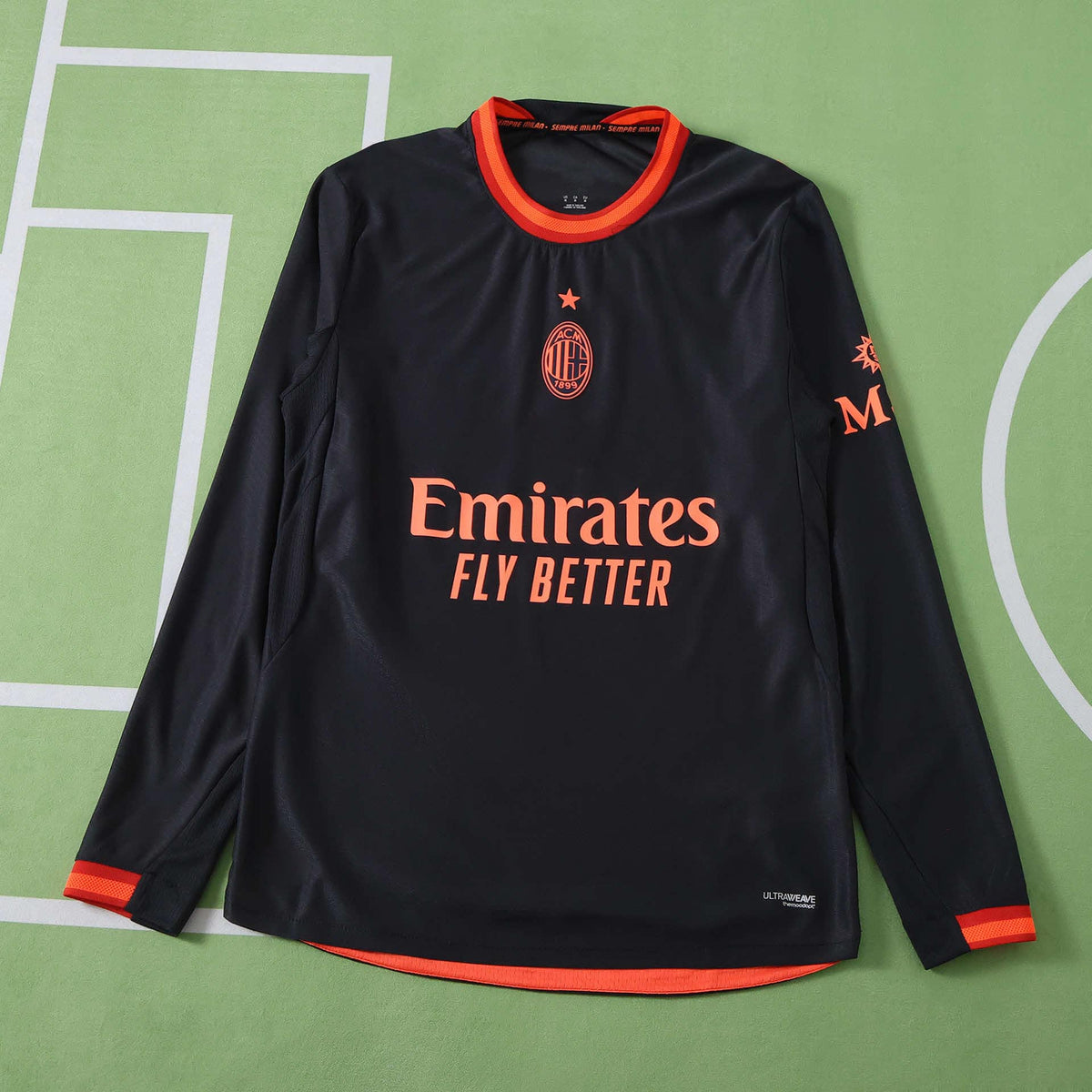 2026/2027 New season A.C. Milan third Long sleeves Player version Kit Trikot Maillot Jersey