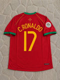 Cristiano Ronaldo Portugal 2006 World Cup Patch Retro Football Jersey