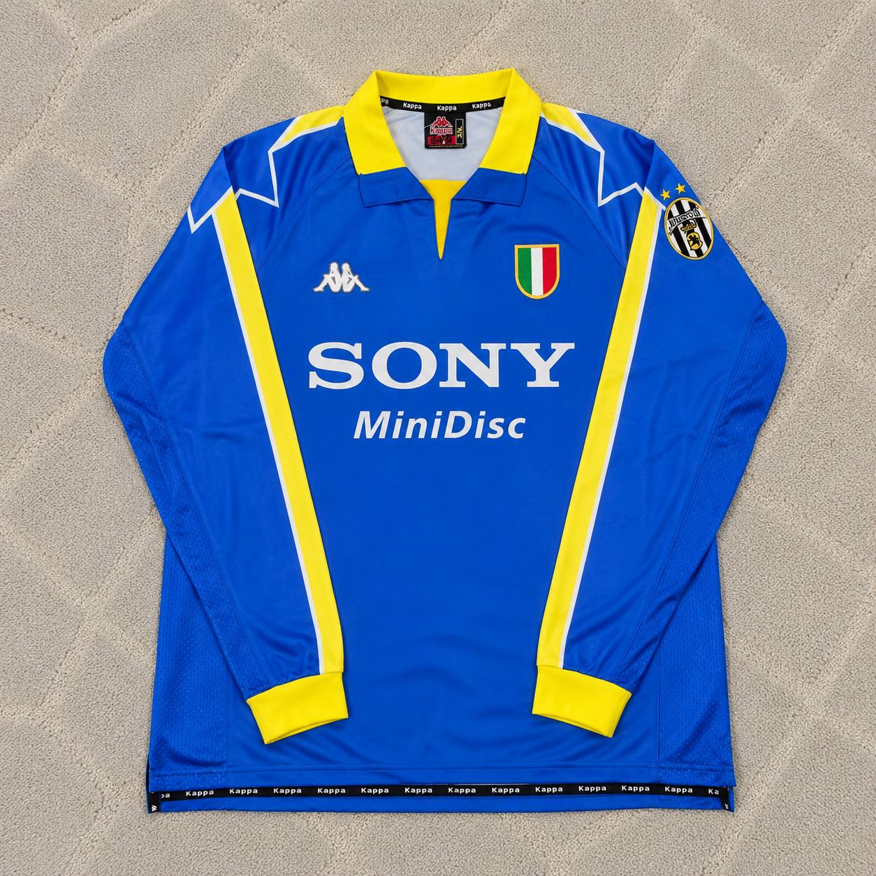 Zinedine Zidane Juventus 1997–1998 Long Sleeve Retro Football Jersey Kit