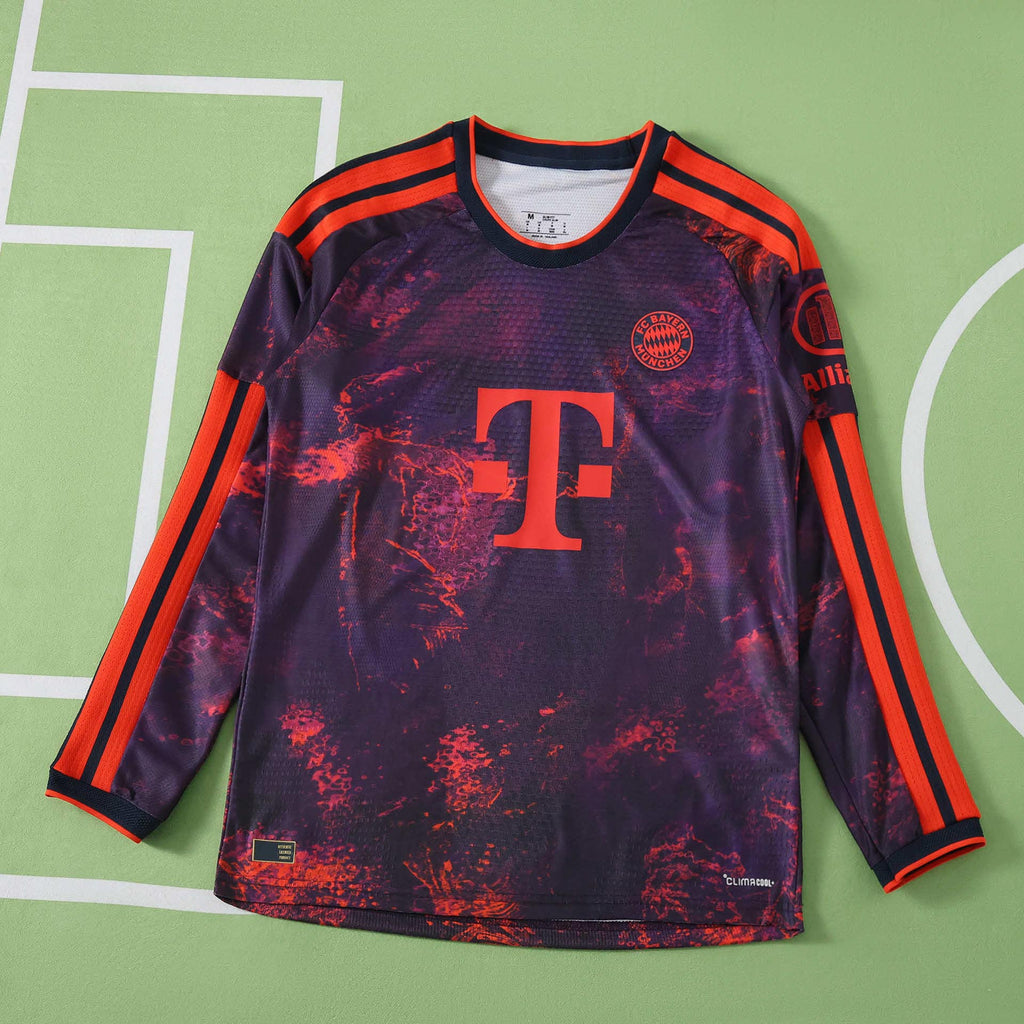 2026/2027 New Season Fußball-Club Bayern München third Long sleeves Player version Trikot Maillot Jersey Shirt Kit