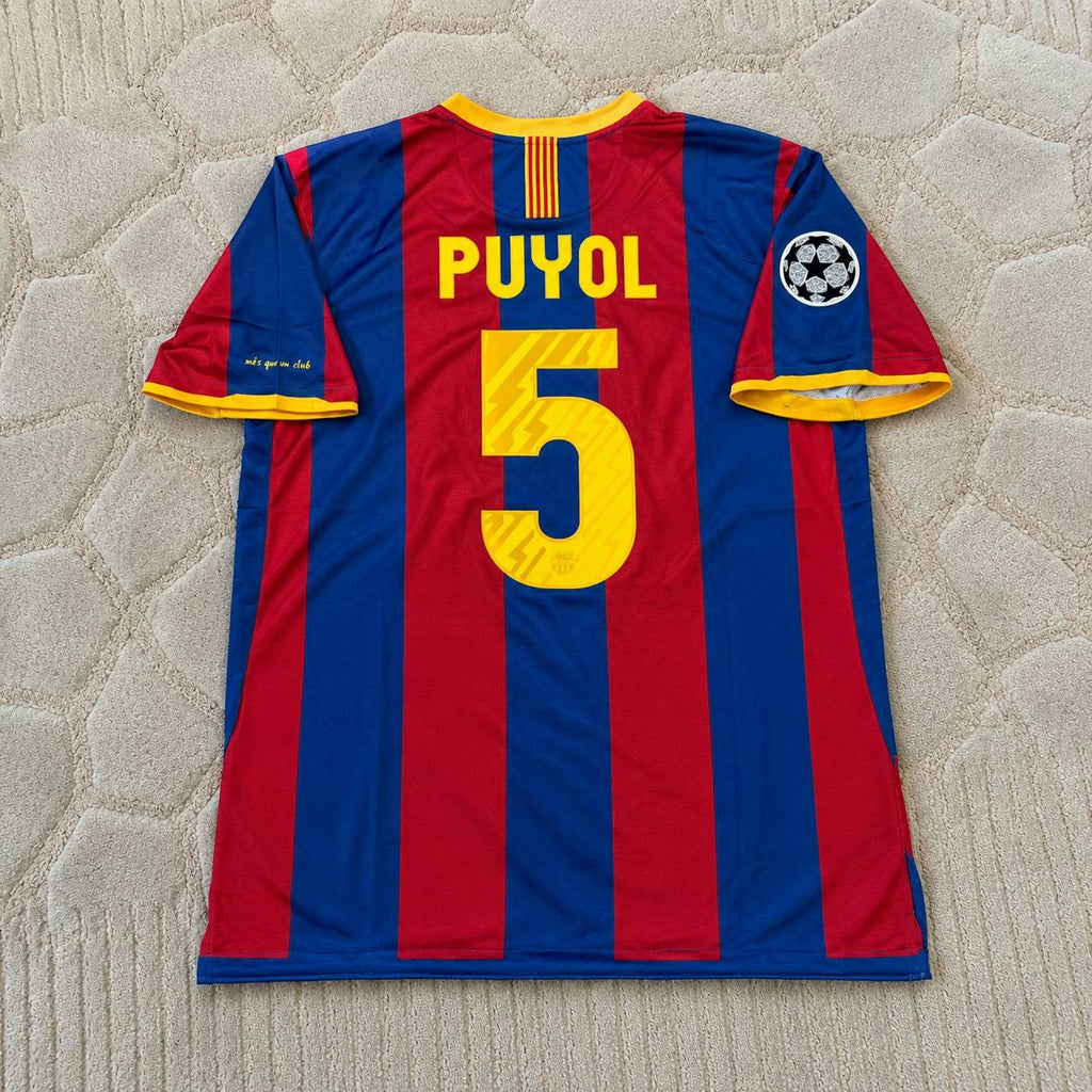 Carles Puyol 5- Barcelona 2011 London Final Jersey Trikot Maillot Soccer Shirt