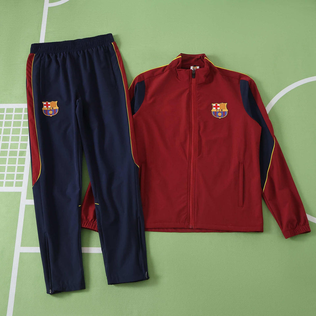 2026/2027 FC Barcelona / Barça red windbreaker Set