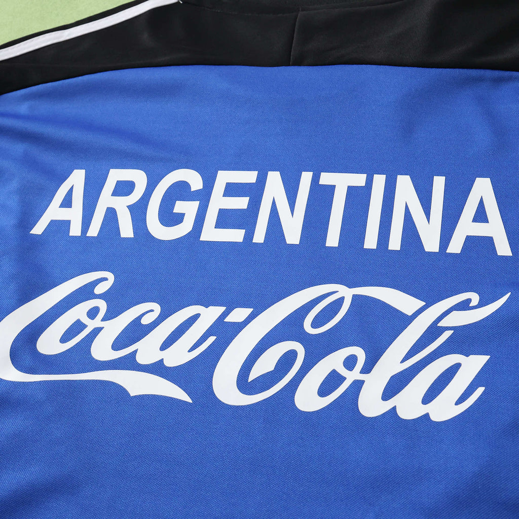 1994 Argentina blue Retro commemorative edition Long sleeves Fan version