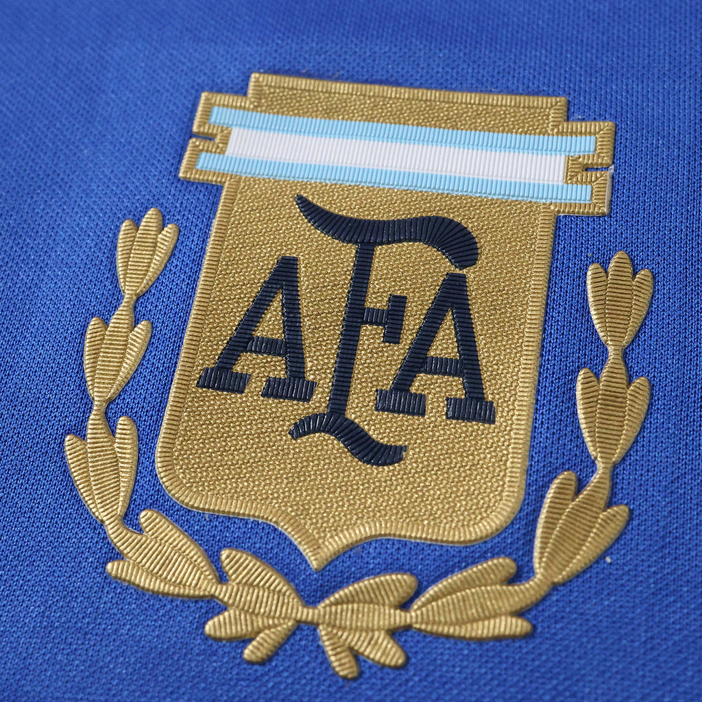 1994 Argentina blue Retro commemorative edition Long sleeves Fan version