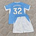 Ayyoub Bouaddi Manchester City 2026-27 Home New Season Kids Football Jersey KİT Trikot Maillot Soccer Shirt