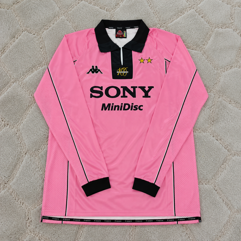 Thierry Henry #6 Juventus 1995 Pink Maglia Kit Jersey Trikot Maillot