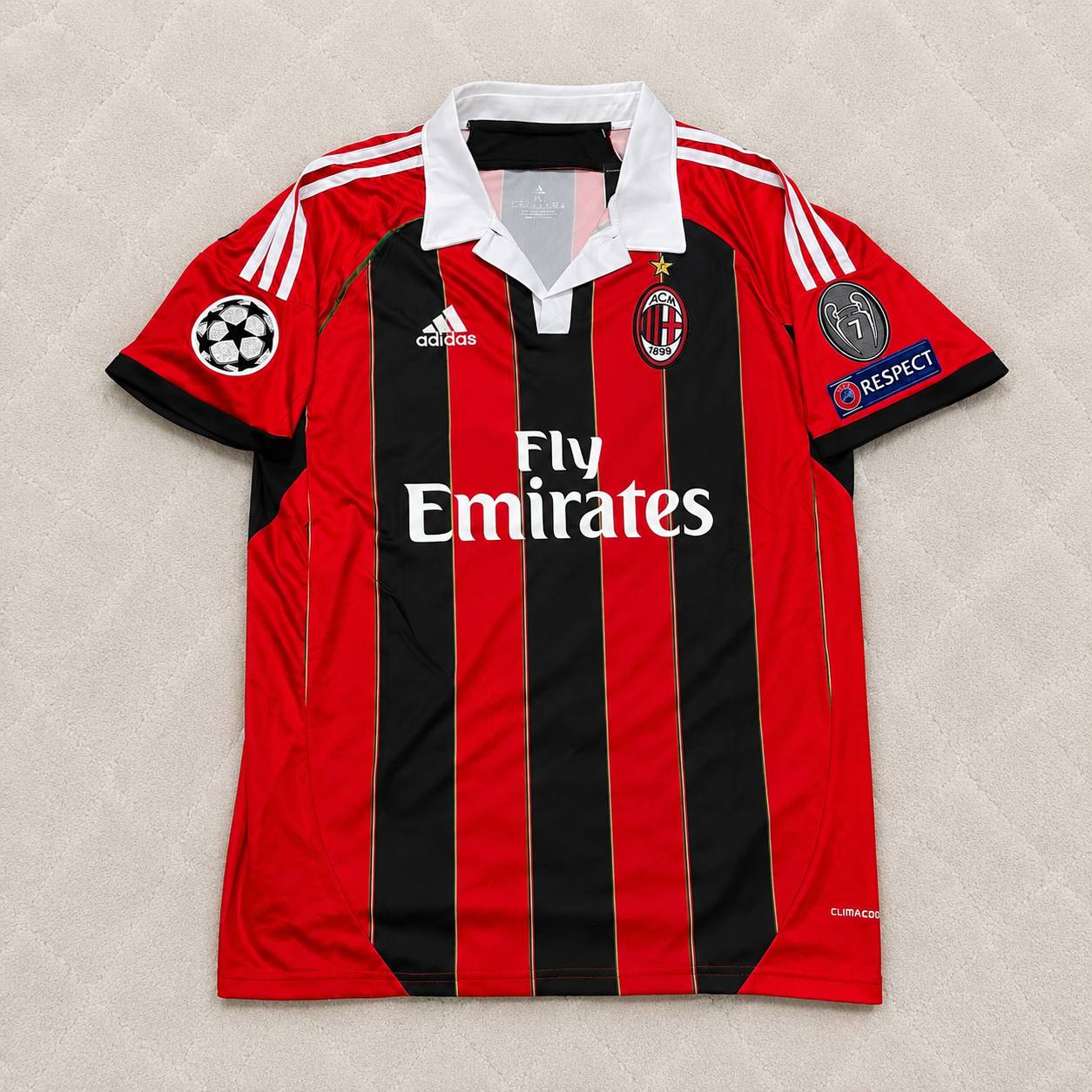 Ronaldinho – AC Milan Home Retro Kit Jersey – | Trikot | Maillot Soccer Shirt