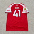 Declan Rice Arsenal Home Kids New Season 2026 Jersey Kit Soccer Trikot Maillot Maglia