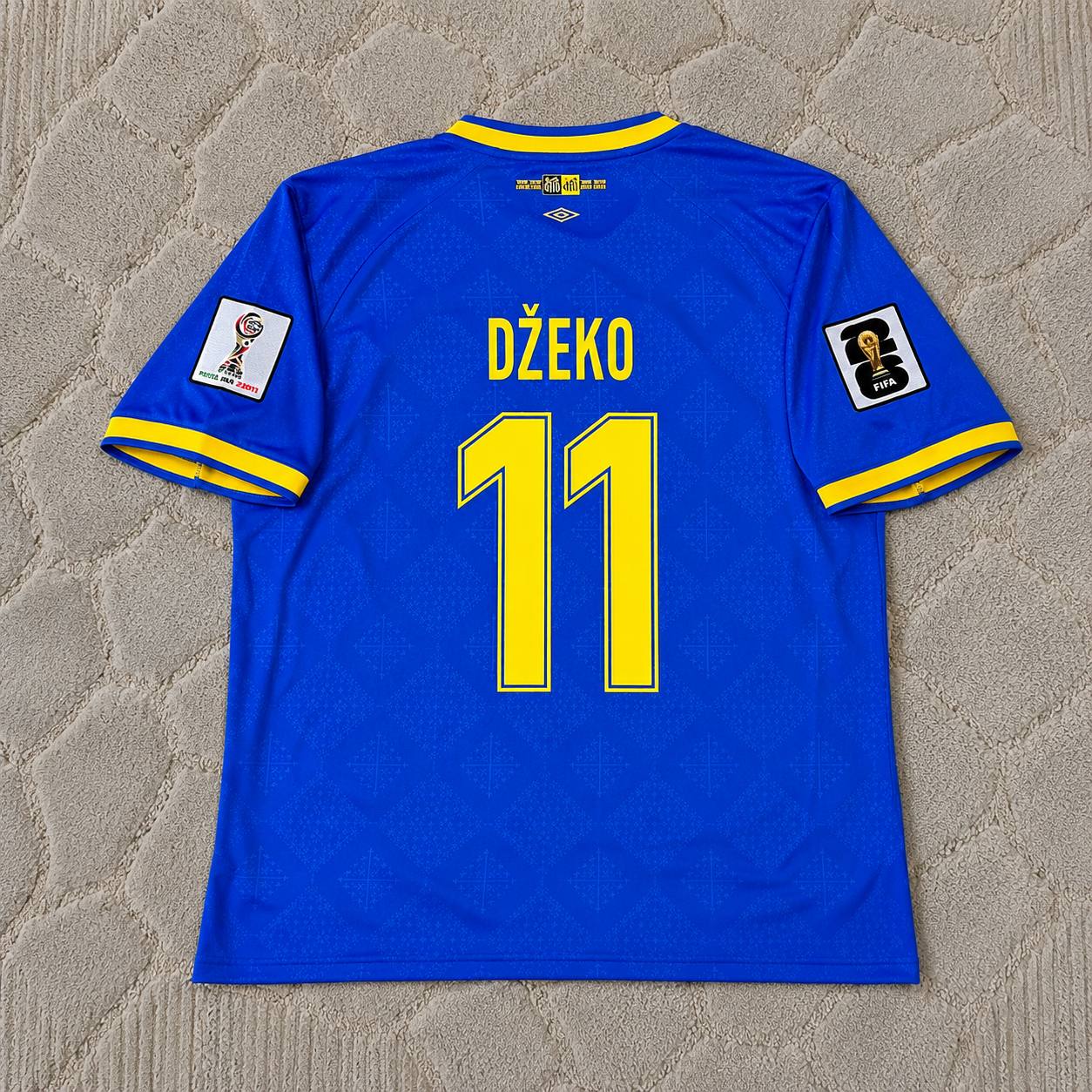 Edin Džeko Bosnia and Herzegovina 2026 World Cup Blue Football Jersey