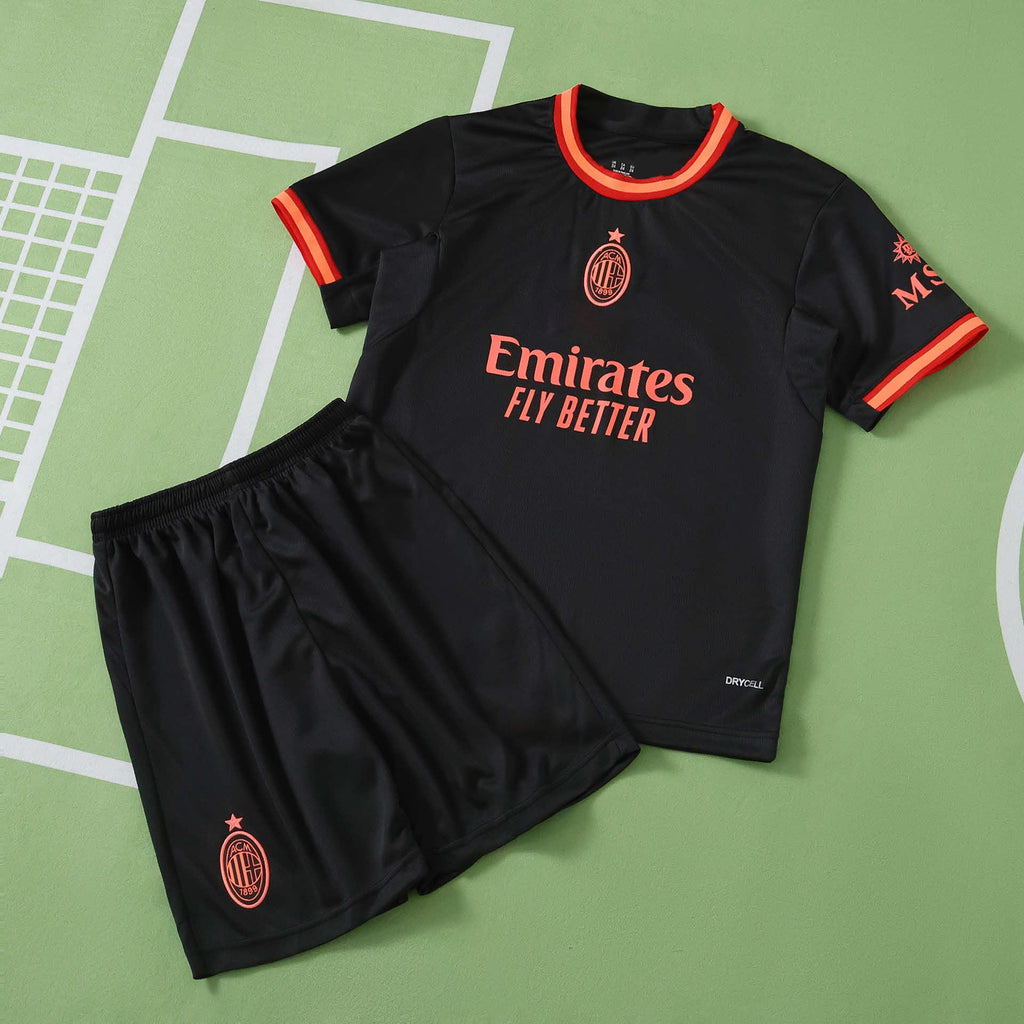 2026/2027 New season A.C. Milan third Kids kit