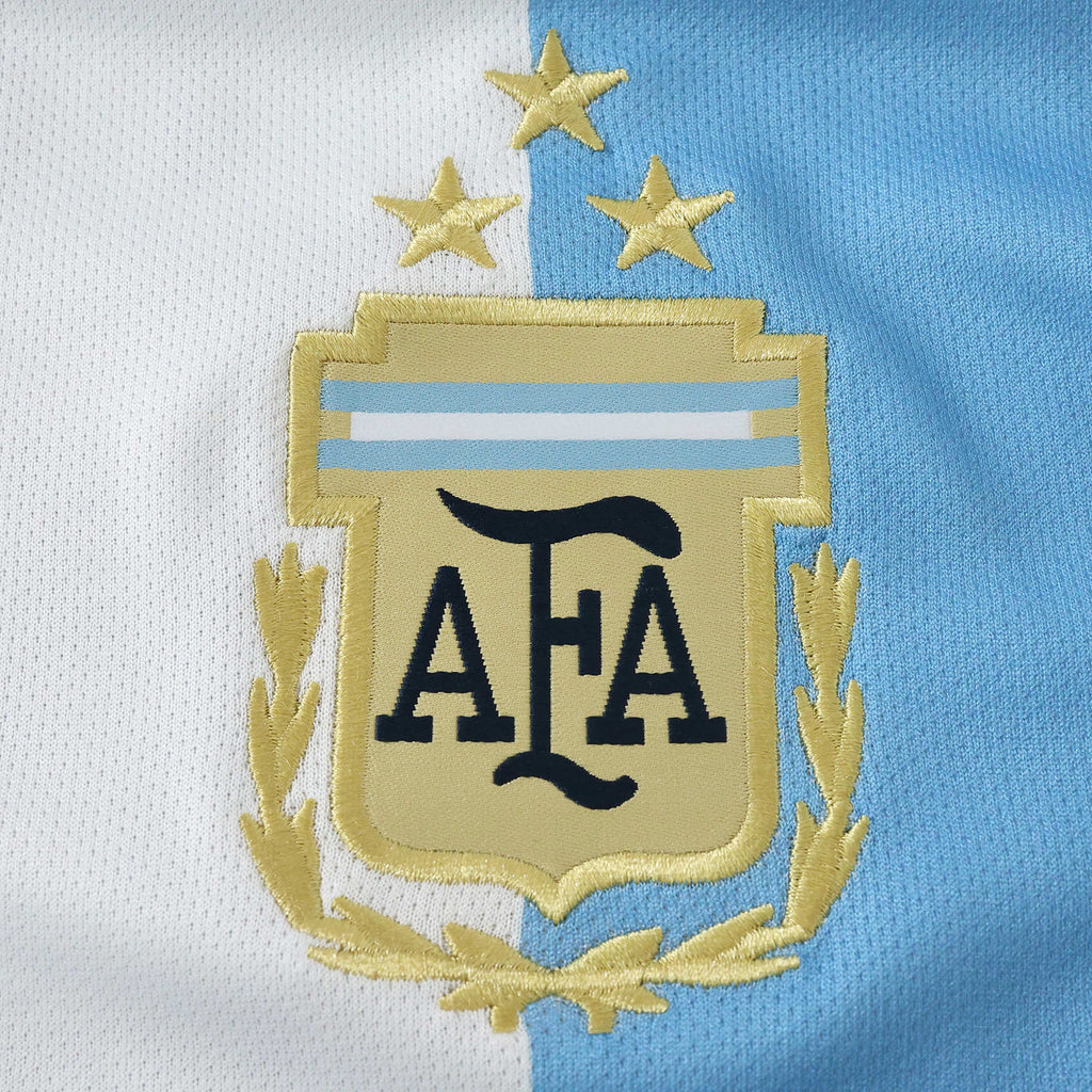 Lionel Messi 2022 World Cup Argentina home Fan version Jersey Kit Shirt Trikot Maillot