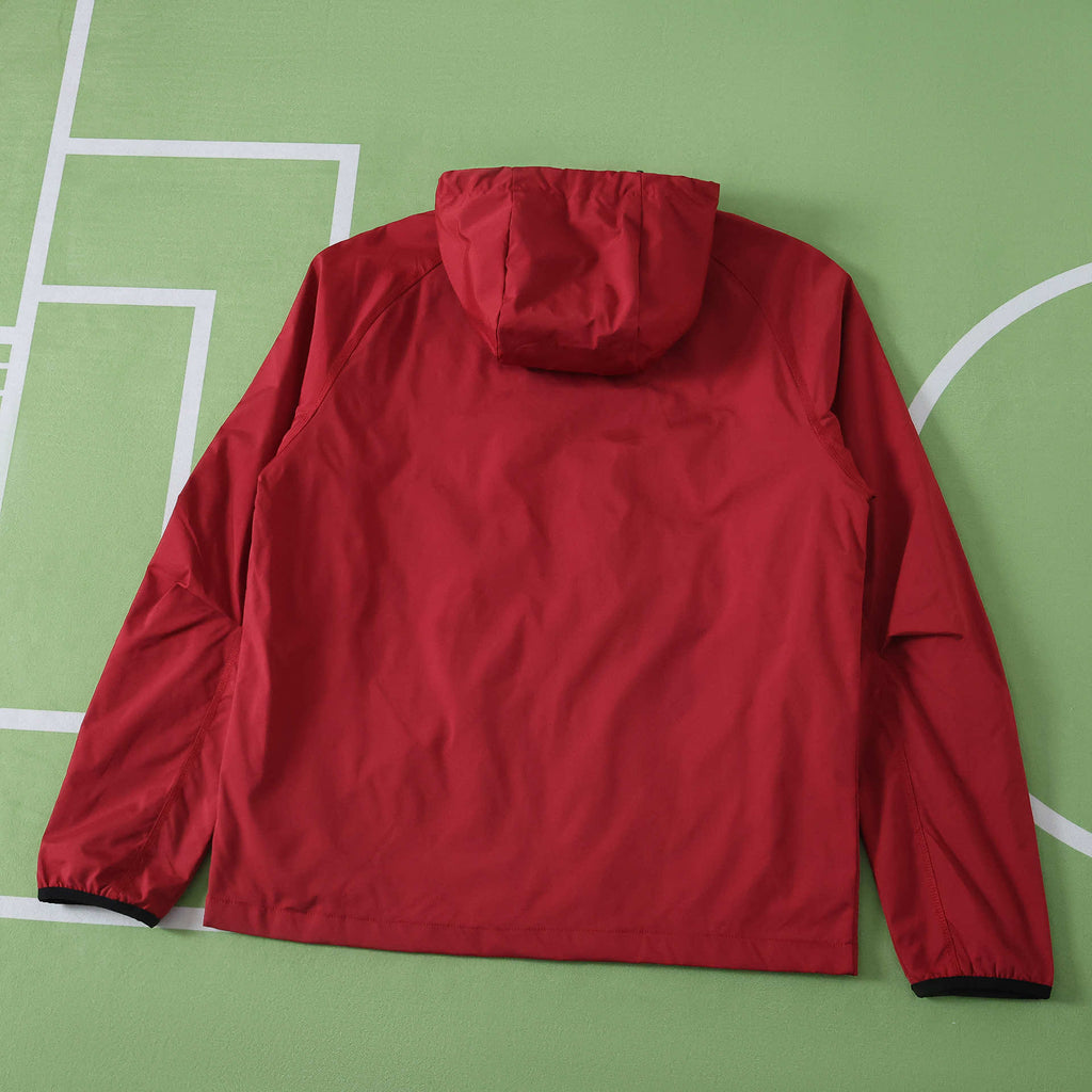 2026/2027 FC Barcelona / Barça red hooded windbreaker