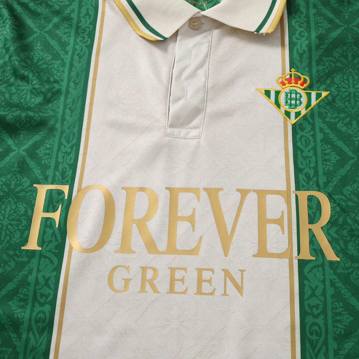 Real Betis Balompie Retro Street Style Fan Version Jersey Camiseta Maillot Shirt