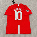 Wayne Rooney Manchester United 2008 Champions League Final Retro Football Jersey Kit