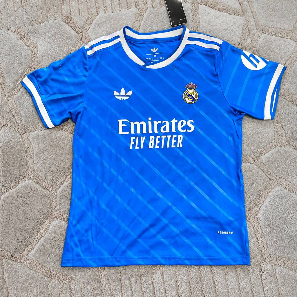 Fede Valverde Real Madrid Blue Jersey Kit Soccer Trikot Maillot Maglia