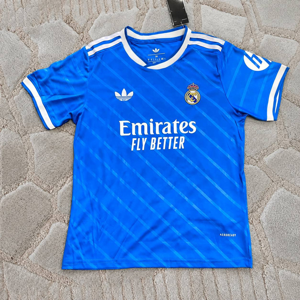Fede Valverde Real Madrid Blue Jersey Kit Soccer Trikot Maillot Maglia