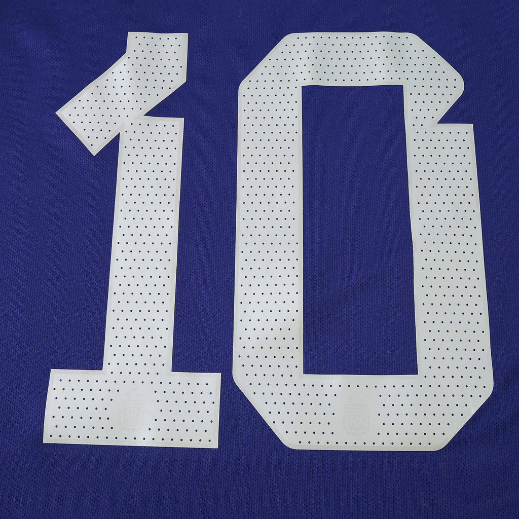 Lionel Messi 2022 World Cup Argentina away Fan version Maillot Trikot Jersey Shirt