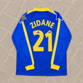 Zinedine Zidane Juventus 1997–1998 Long Sleeve Retro Football Jersey Kit