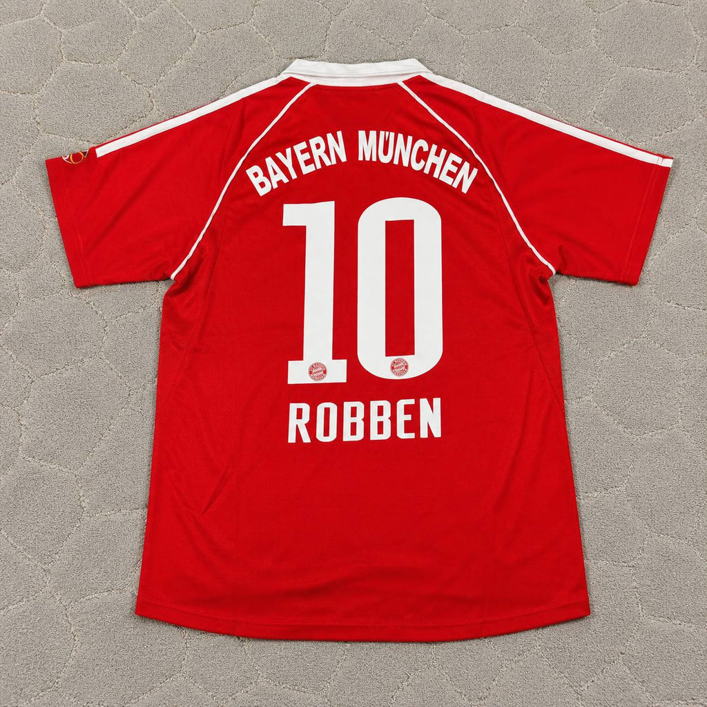 Arjen Robben #10 Bayern Munich Home Retro Football Jersey