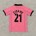 Zinedine Zidane Juventus 1996–1998 Retro Pink Football Jersey
