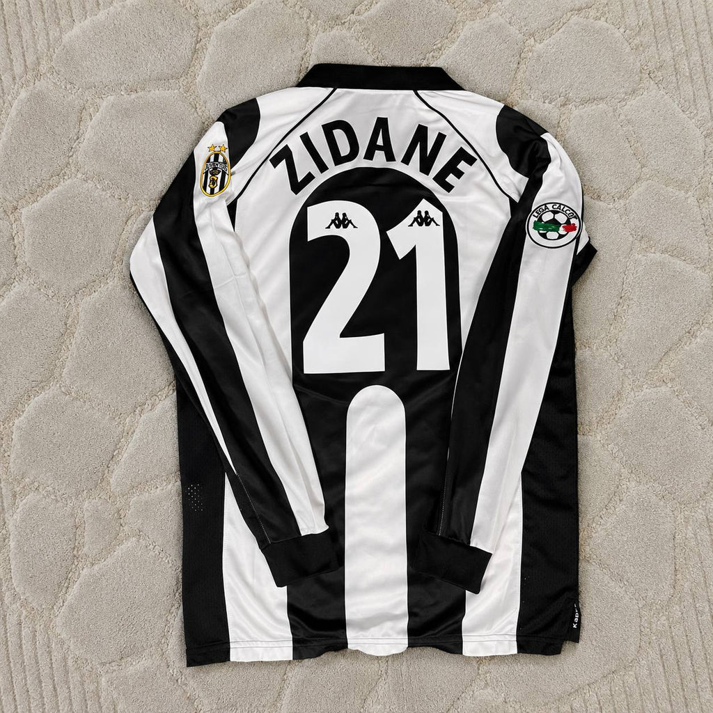 Zinedine Zidane 21 - Juventus Home 1997/1998 Retro Kit Jersey Maillot Trikot
