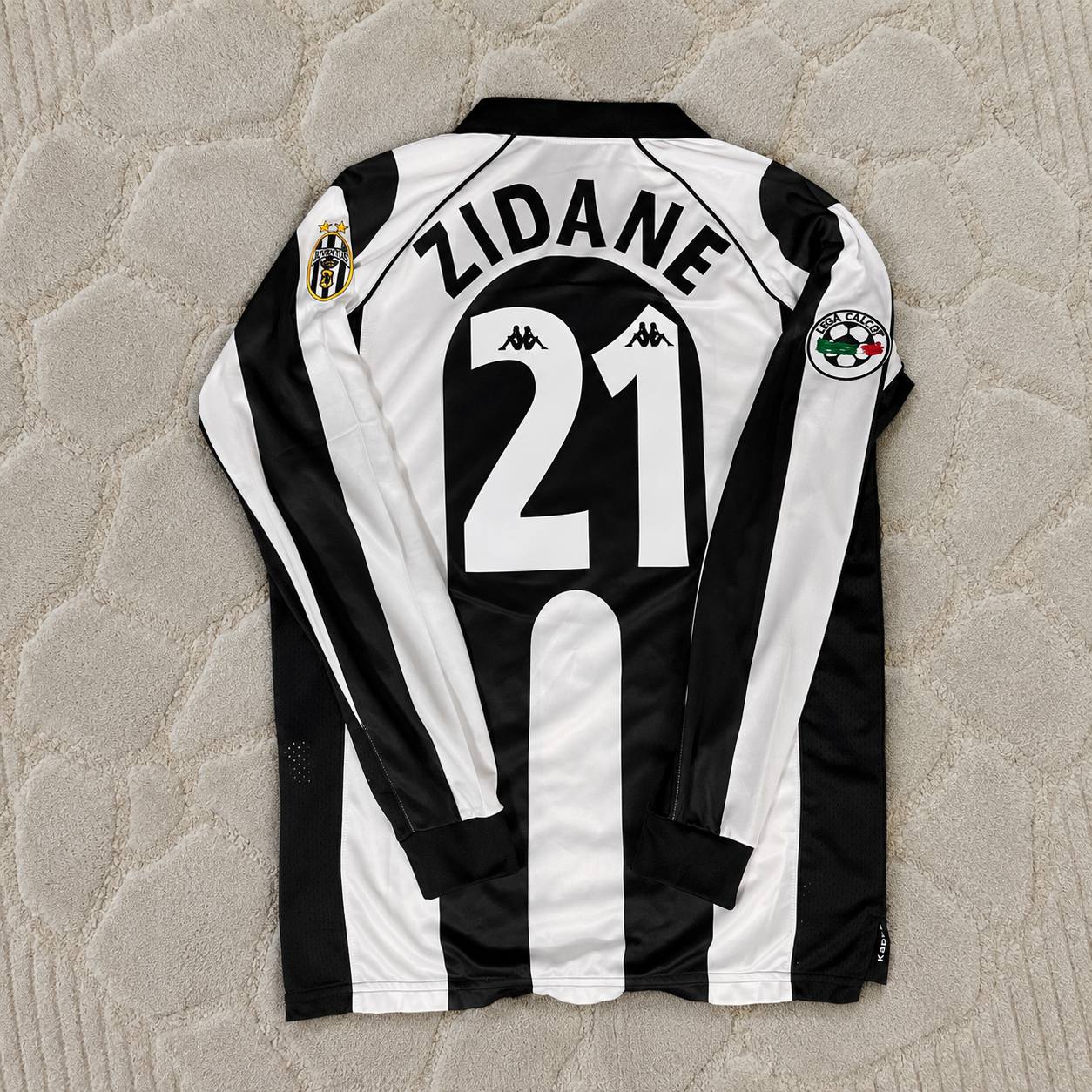 Zinedine Zidane 21 - Juventus Home 1997/1998 Retro Kit Jersey Maillot Trikot