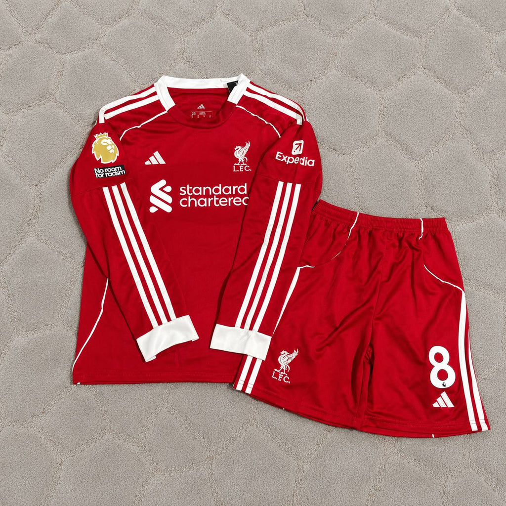 Dominik Szoboszlai Liverpool 2025-2026 Kids Football Jersey