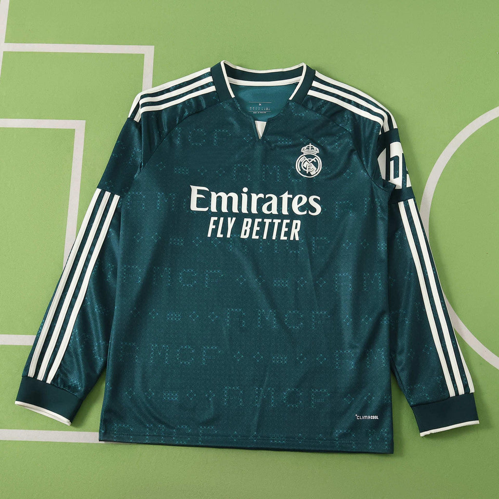 R. Madrid 2026/2027 New Season away long sleeves jersey trikot Maillot soccer shirt fan version