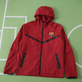 2026/2027 FC Barcelona / Barça red hooded windbreaker