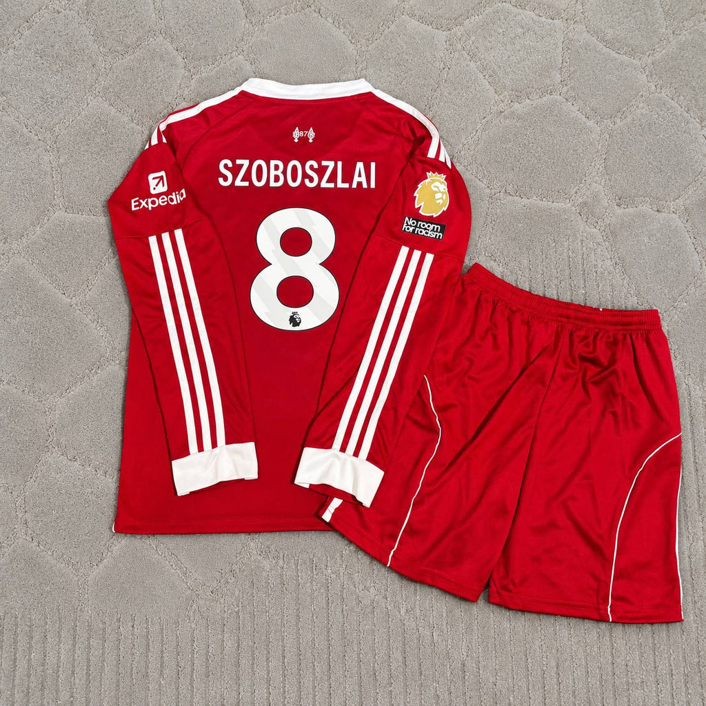 Dominik Szoboszlai Liverpool 2025-2026 Kids Football Jersey