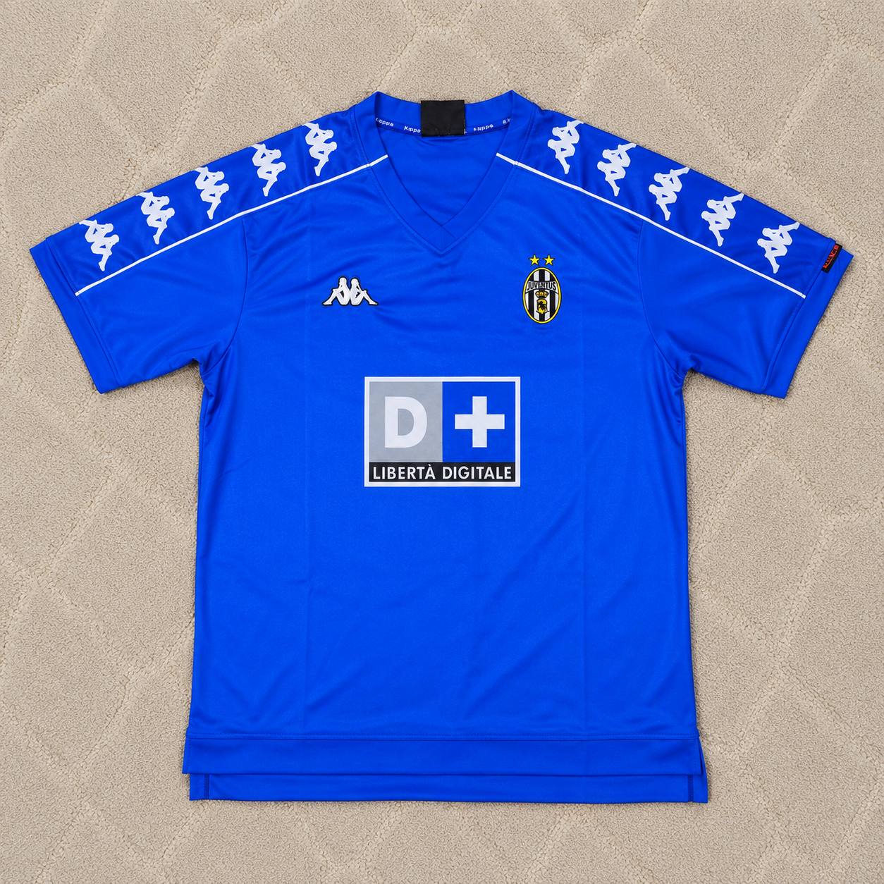 Zinedine Zidane Juventus 1999/2000 Blue Retro Football Jersey Kit